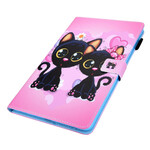 Samsung Galaxy Tab A7 Lite Case Couple of Cats