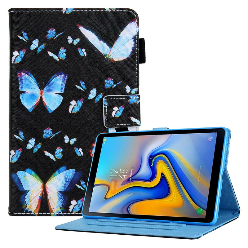 Samsung Galaxy Tab A7 Lite Case Butterflies Múltiplas