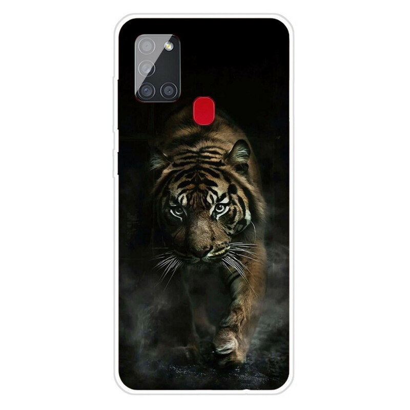 Capa Flexível Samsung Galaxy A21s Tigre