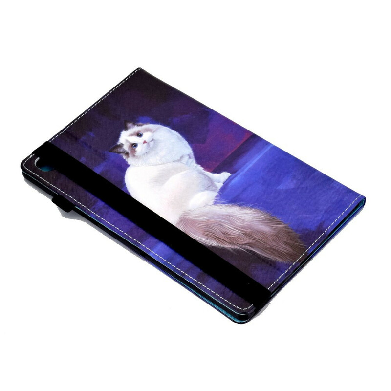 Samsung Galaxy Tab A7 Lite Cat Case White