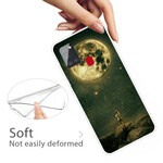 Capa Samsung Galaxy A21s Flexible Moon Man