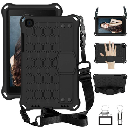Capa Samsung Galaxy Tab A7 Lite / Tab A8 (2019) Cordão EVA e Cordão de ombro