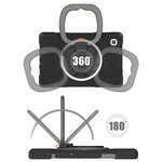 Samsung Galaxy Tab A7 Lite Lite Lite Ultra Durable Case Suporte com anel rotativo