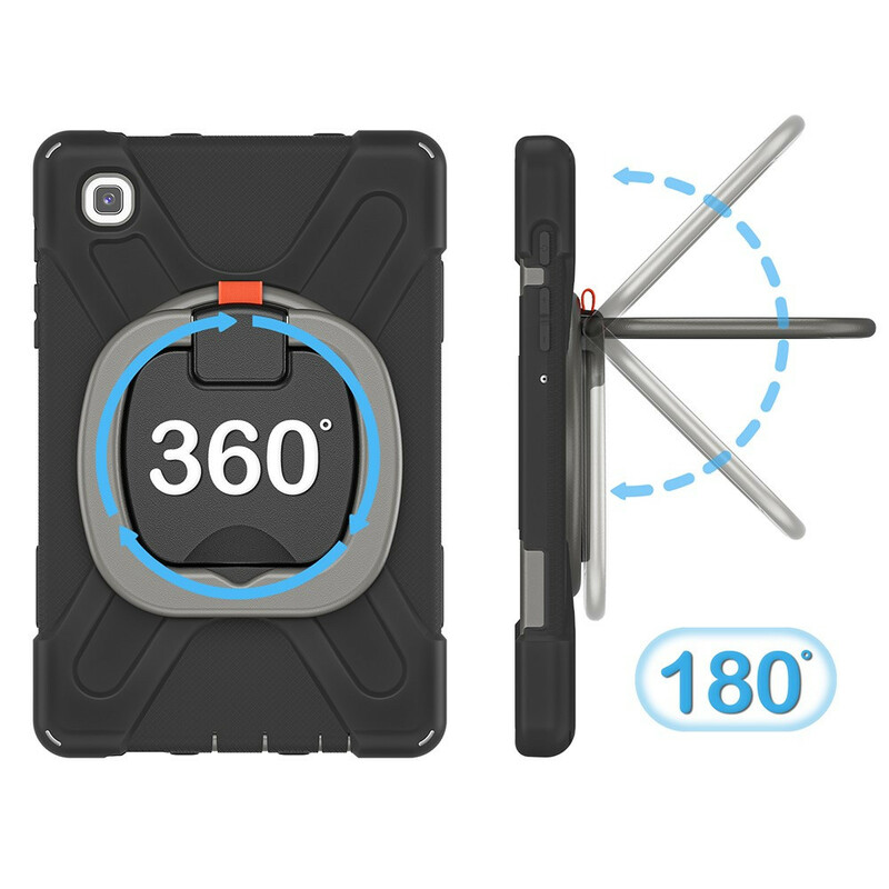 Samsung Galaxy Tab A7 Lite Lite Lite Ultra Durable Case Suporte com anel rotativo