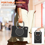 Samsung Galaxy Tab A7 Lite Lite Lite Ultra Durable Case Suporte com anel rotativo