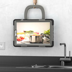 Samsung Galaxy Tab A7 Lite Lite Lite Ultra Durable Case Suporte com anel rotativo