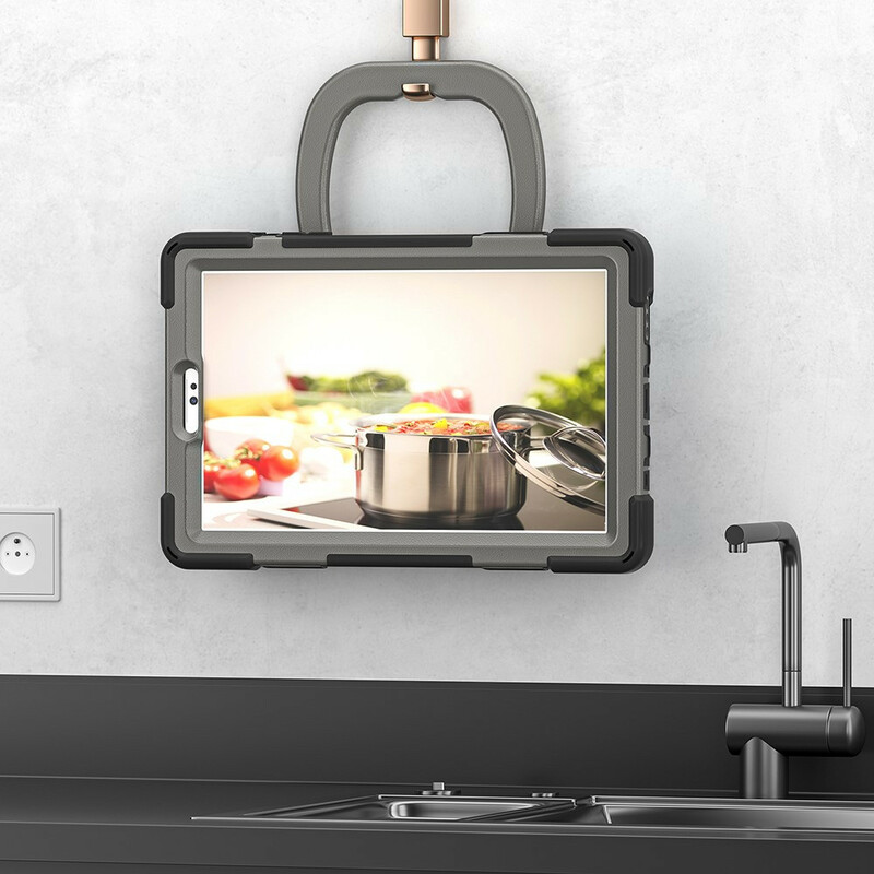 Samsung Galaxy Tab A7 Lite Lite Lite Ultra Durable Case Suporte com anel rotativo