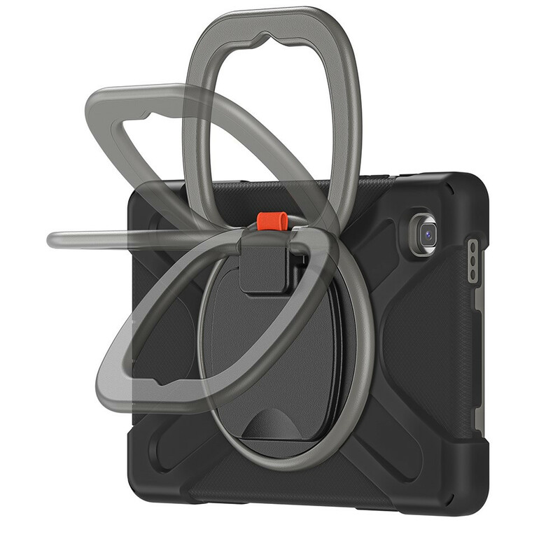 Samsung Galaxy Tab A7 Lite Lite Lite Ultra Durable Case Suporte com anel rotativo