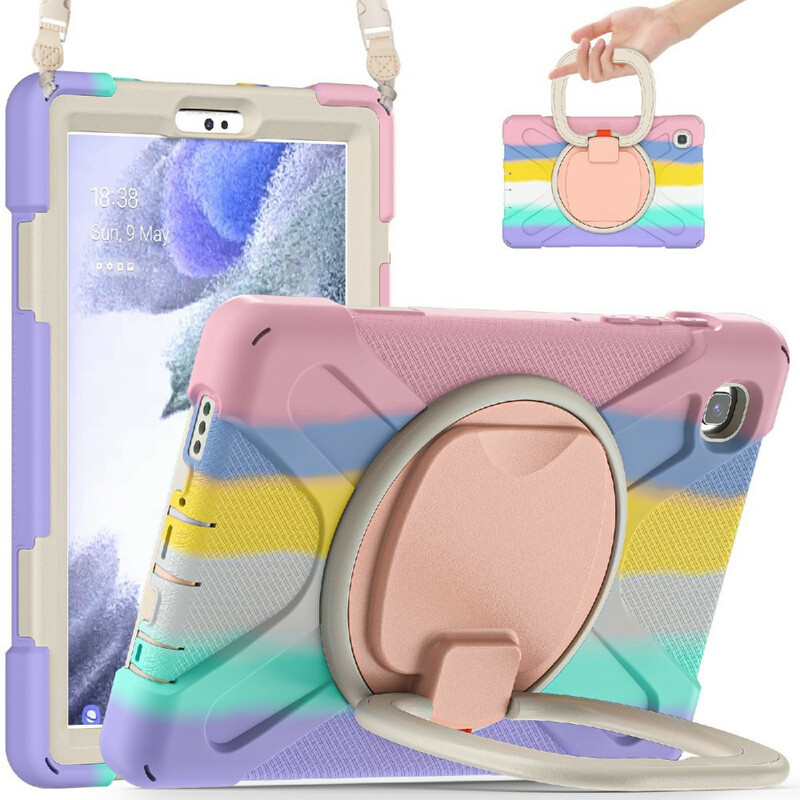 Samsung Galaxy Tab A7 Lite Multi-Functional Shoulder Strap Case Color