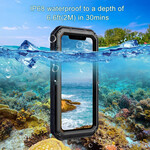 iPhone à prova de água 11 Capa de vidro e metal temperado