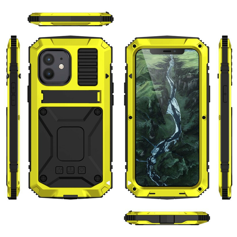 iPhone 12 Mini Capa impermeável com suporte R-JUST