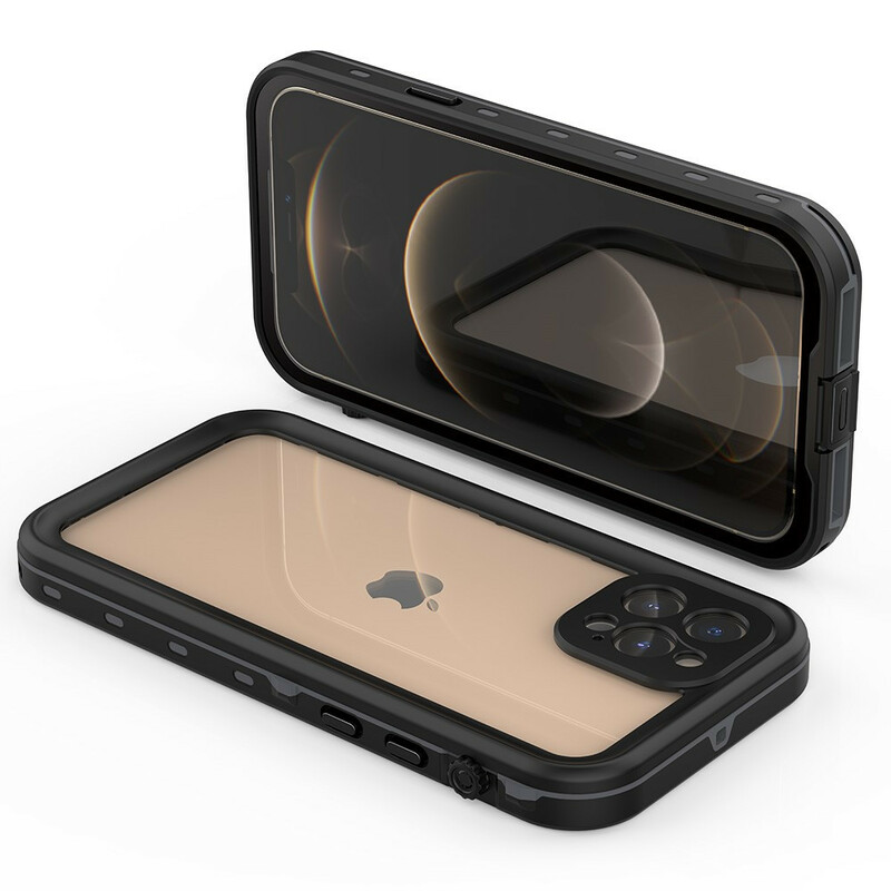 iPhone 12 Pro Capa transparente à prova de água REDPEPPER DOT
