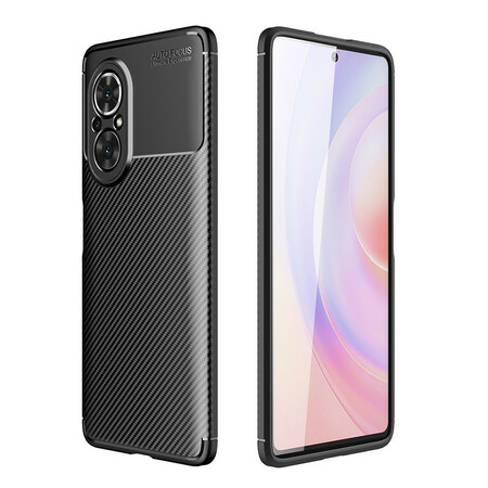 Capa de Honor 50 SE Textura de Fibra de Carbono Flexível