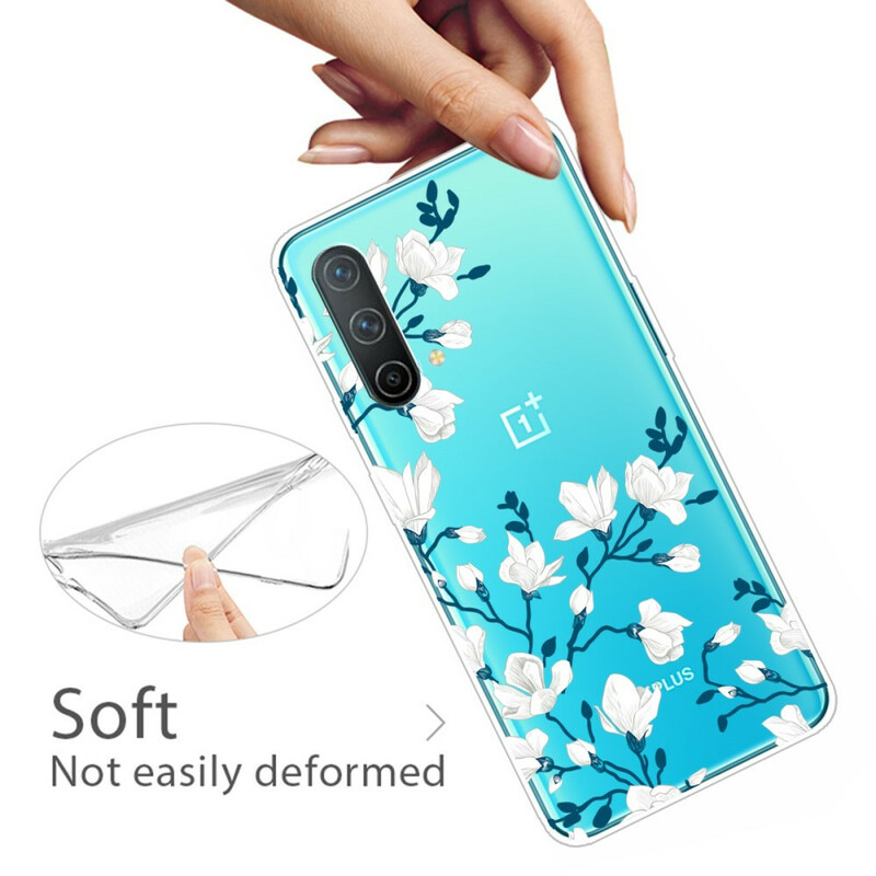 OnePlus Nord CE 5G Case White Flowers