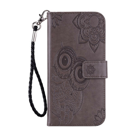 Xiaomi Redmi Note 10 / Nota 10s Capa Mandala Coruja e Cordão