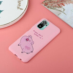 Xiaomi Redmi Note 10 / Nota 10s Capa de Porco com Cinta de Beijo