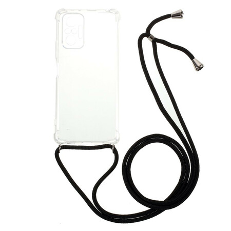 Xiaomi Redmi Note 10 / Nota 10s Capa transparente com Lanyard