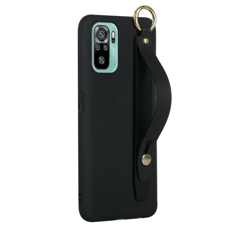 Xiaomi Redmi Note 10 / Nota 10s Capa de silicone com correia de suporte