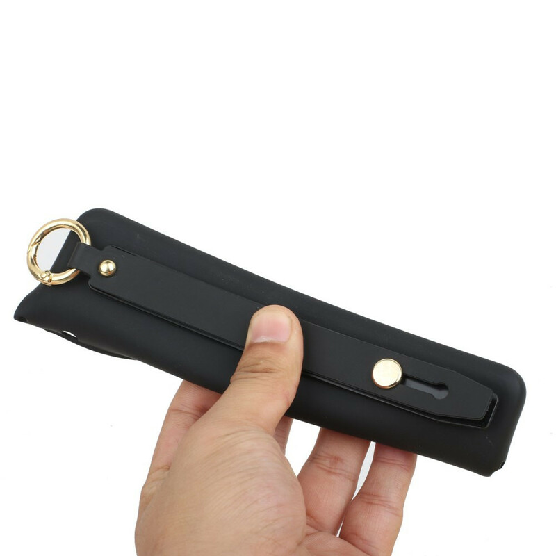 Xiaomi Redmi Note 10 / Nota 10s Capa de silicone com correia de suporte