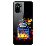 Xiaomi Redmi Note 10 / Nota 10s Capa de vidro temperado Wishes Bottle