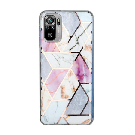Xiaomi Redmi Note 10 / Nota 10s Capa Marble Geometry Colorful
