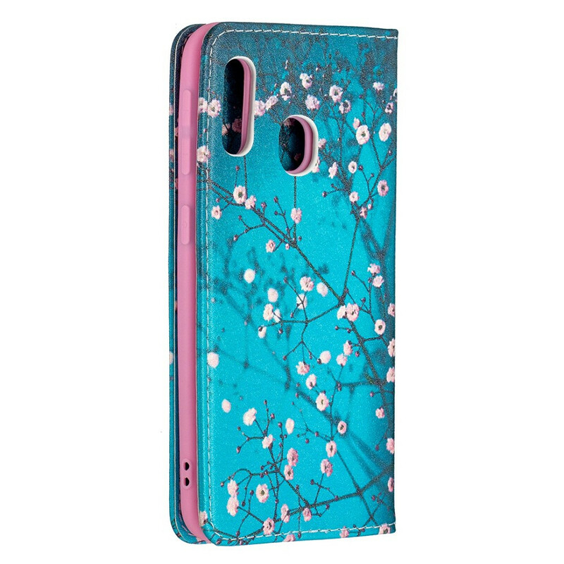 Capa Flip Cover Samsung Galaxy A20e Ramos floridos