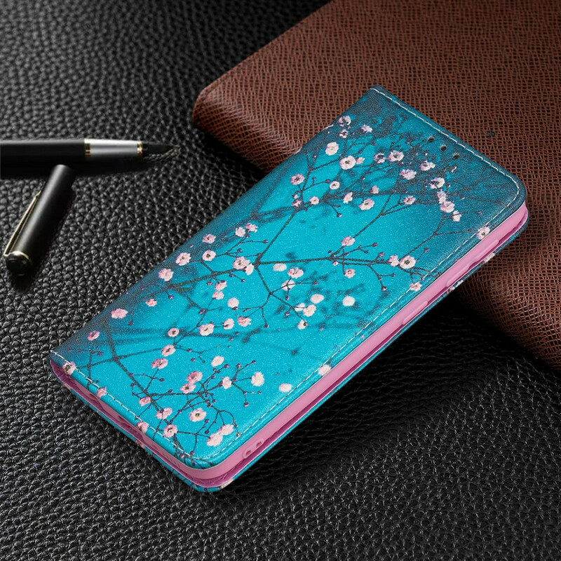 Capa Flip Cover Samsung Galaxy A20e Ramos floridos