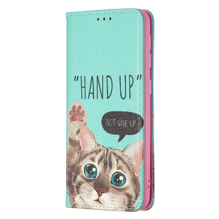 Capa Flip Cover Samsung Galaxy A20e Mão para cima