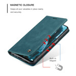 Capa Flip Xiaomi Redmi Note 10 / Nota 10s Efeito Couro CASEME