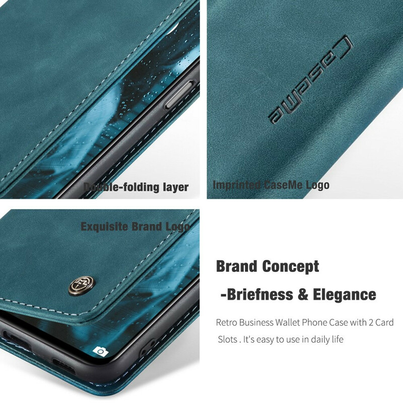 Capa Flip Xiaomi Redmi Note 10 / Nota 10s Efeito Couro CASEME