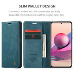 Capa Flip Xiaomi Redmi Note 10 / Nota 10s Efeito Couro CASEME
