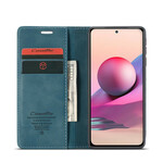 Capa Flip Xiaomi Redmi Note 10 / Nota 10s Efeito Couro CASEME