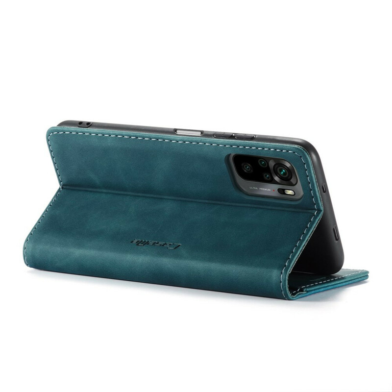 Capa Flip Xiaomi Redmi Note 10 / Nota 10s Efeito Couro CASEME