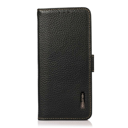 Xiaomi Redmi Note 10 / Nota 10s Capa em pele Litchi KHAZNEH RFID