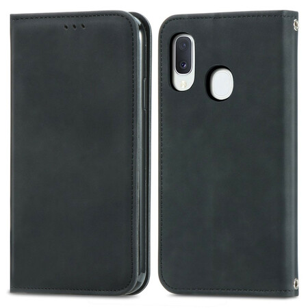 Capa Flip Cover Samsung Galaxy A20e Leatherette Vintage