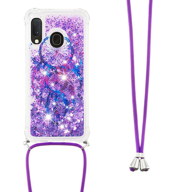 Samsung Galaxy A20e Glitter Case Dreamcatcher