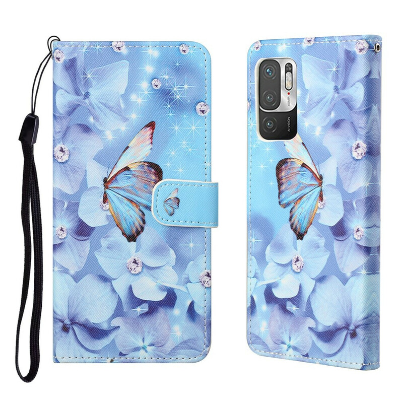 Xiaomi Redmi Note 10 5G / Poco M3 Pro 5G Capa de cinta borboleta
