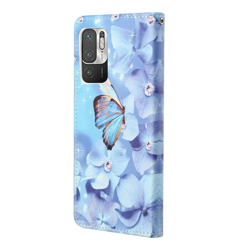 Xiaomi Redmi Note 10 5G / Poco M3 Pro 5G Capa de cinta borboleta