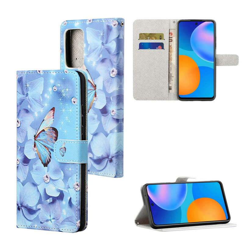 Xiaomi Redmi Note 10 5G / Poco M3 Pro 5G Capa de cinta borboleta