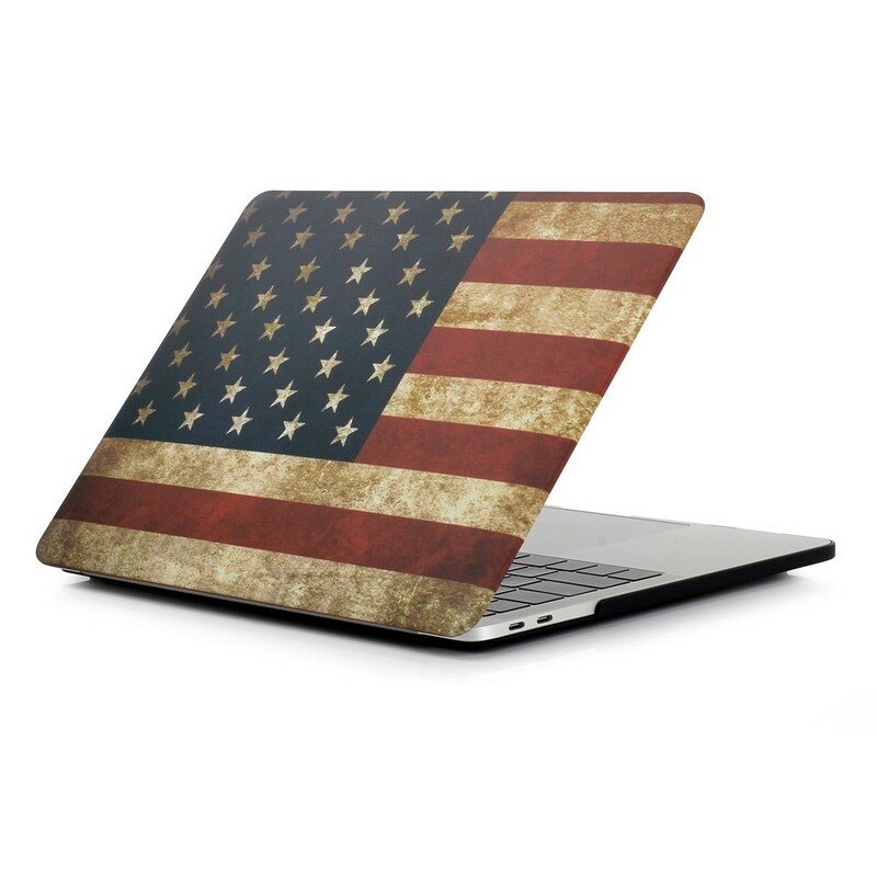 MacBook Pro 13 / Bandeira Americana da Capa de Barras de Toque
