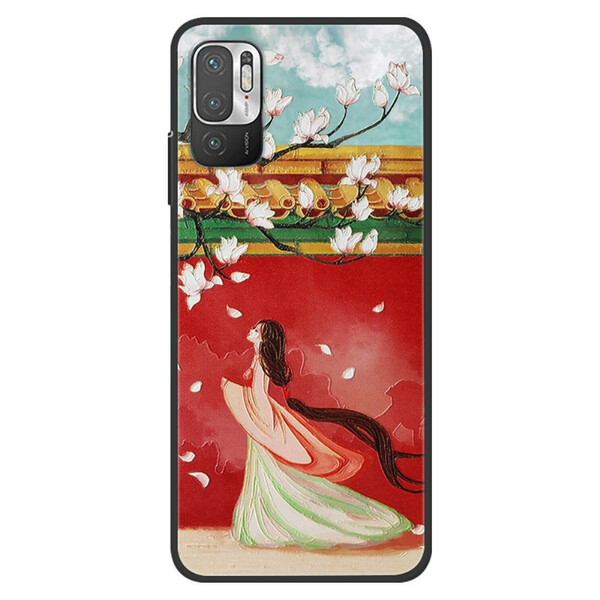 Xiaomi Redmi Note 10 5G / Poco M3 Pro 5G Capa floral para mulheres