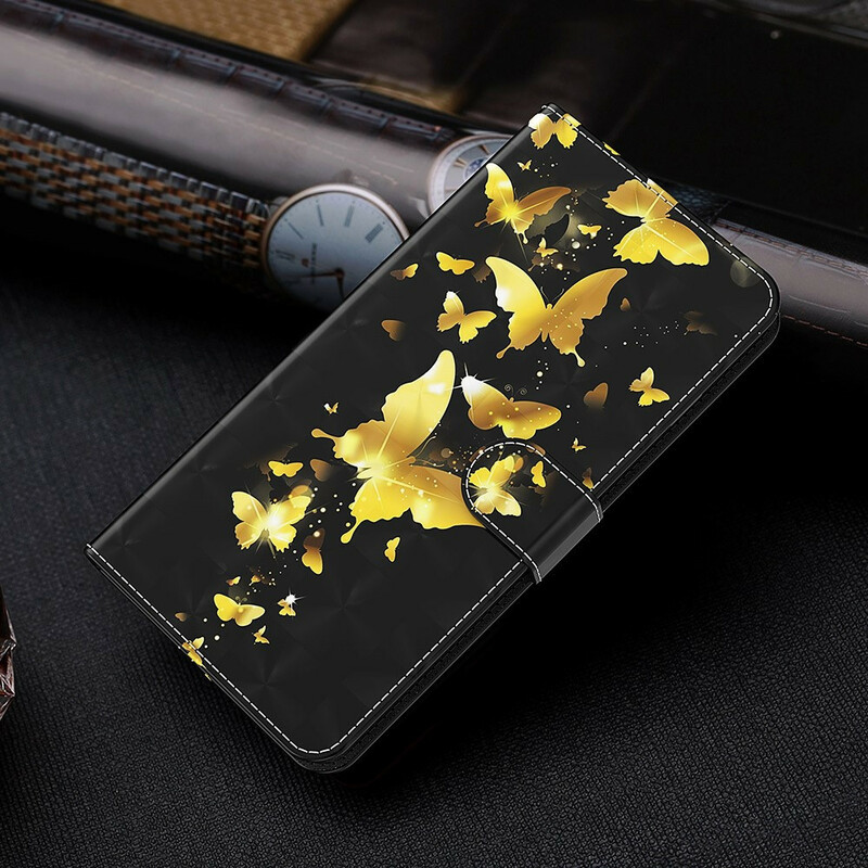 Xiaomi Redmi Note 10 5G / Capa Poco M3 Pro 5G Borboletas Amarelas