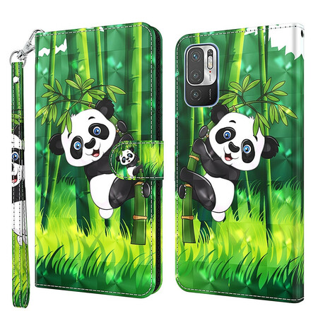 Xiaomi Redmi Note 10 5G / Poco M3 Pro 5G Capa de Panda e Bambu