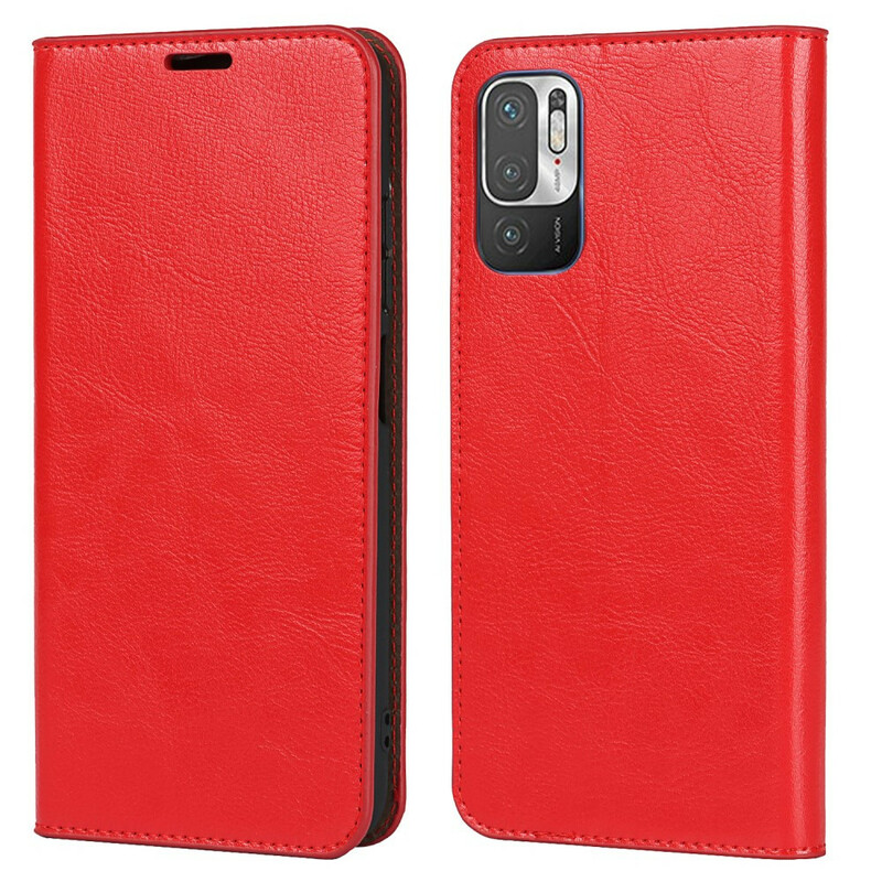 Capa Flip Xiaomi Redmi Note 10 5G / Poco M3 Pro 5G Couro Genuíno