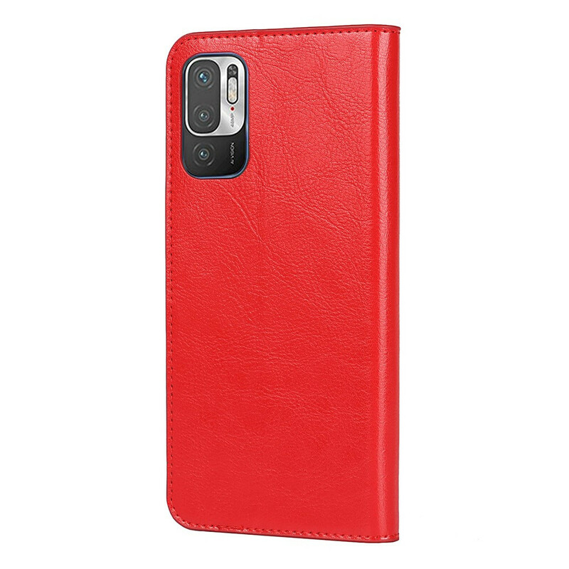 Capa Flip Xiaomi Redmi Note 10 5G / Poco M3 Pro 5G Couro Genuíno