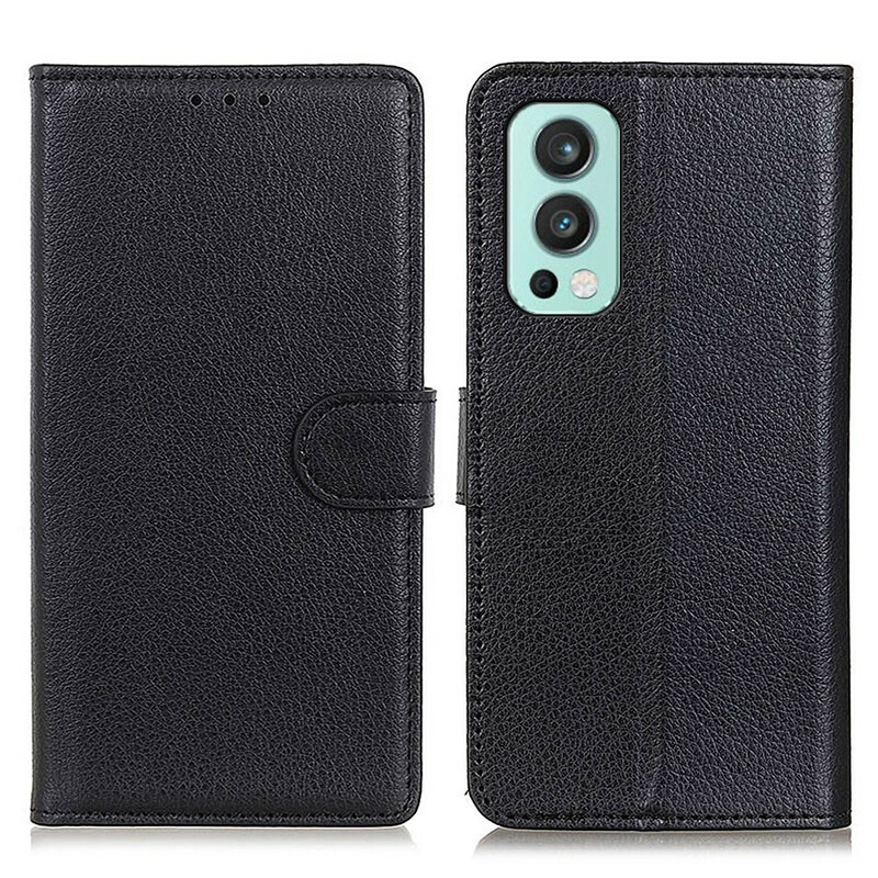 OnePlus Nord 2 5G Capa de couro Lychee