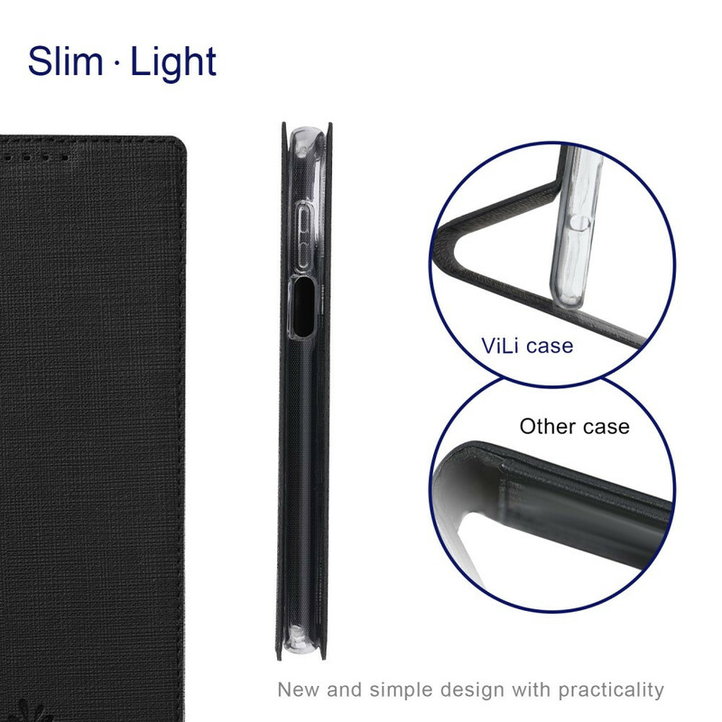 Capa Flip Xiaomi Redmi Note 10 5G / Poco M3 Pro 5G Textured VILI DMX