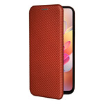 Capa Flip Xiaomi Redmi Note 10 5G / Poco M3 Pro 5G Fibra de Carbono Colorida