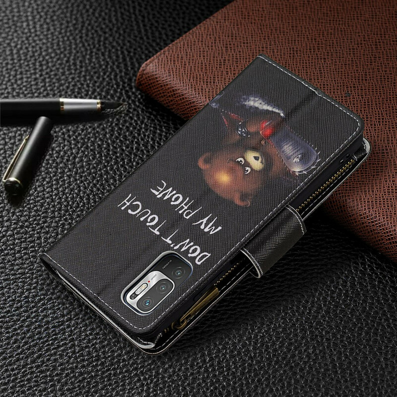 Xiaomi Redmi Note 10 5G / Capa Poco M3 Pro 5G Urso Zipado