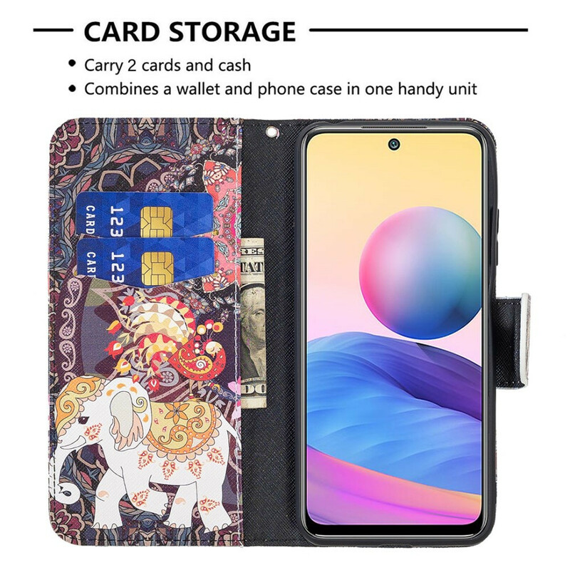 Xiaomi Redmi Note 10 5G / Poco M3 Pro 5G Capa de Elefante Indiano Xiaomi Redmi Note 10 5G / Poco M3 Pro 5G Capa de Elefante Indiano